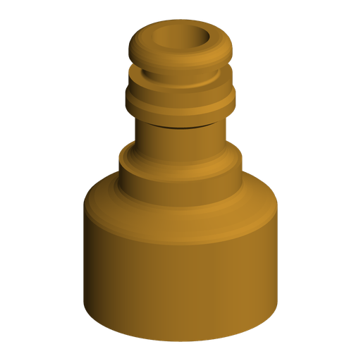 1" NPT Male to Gardena Quick-Connect Adapter