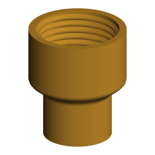 1/4" to 1/2" NPT Female Reducer