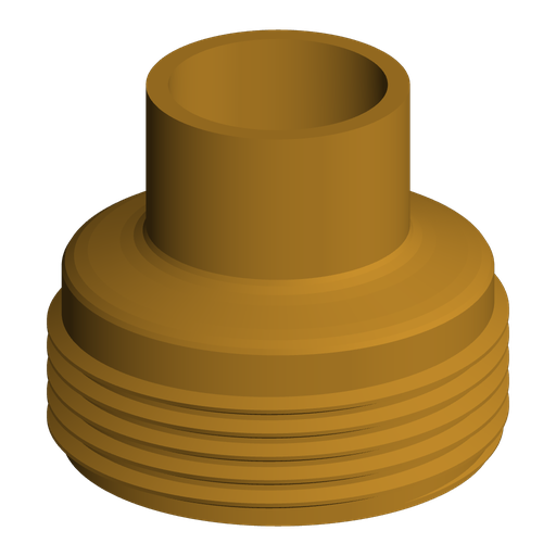 G1-1/4 BSPP Male to 3/4" NPT Male Adapter