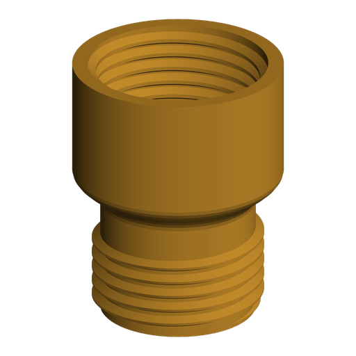 G1/2 BSPP Male to 1/2" NPT Female Adapter