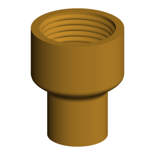 G1/8 BSPP Female to 3/8" NPT Female Adapter