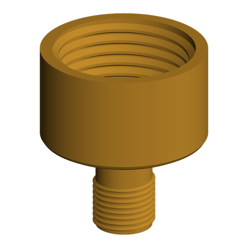 G1/8 BSPP Male to 1/2" NPT Female Adapter