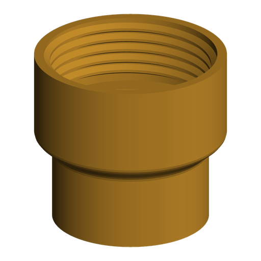 G3/4 BSPP Female to 1" NPT Female Adapter