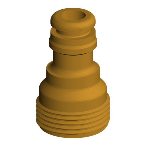G3/4 BSPP Male to Gardena Quick-Connect Adapter